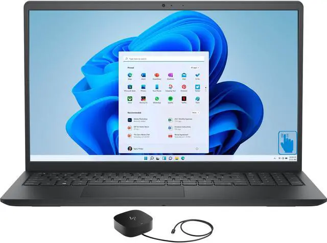 Main image of Dell Inspiron 3511 Home & Business Laptop (Intel i5-1135G7 4-Core, 15.6" 60Hz Touch Full HD (1920x1080), Intel Iris Xe, 8GB RAM, 256GB SSD, Wifi, USB 3.2, HDMI, Webcam, Win 11 Home S-Mode)