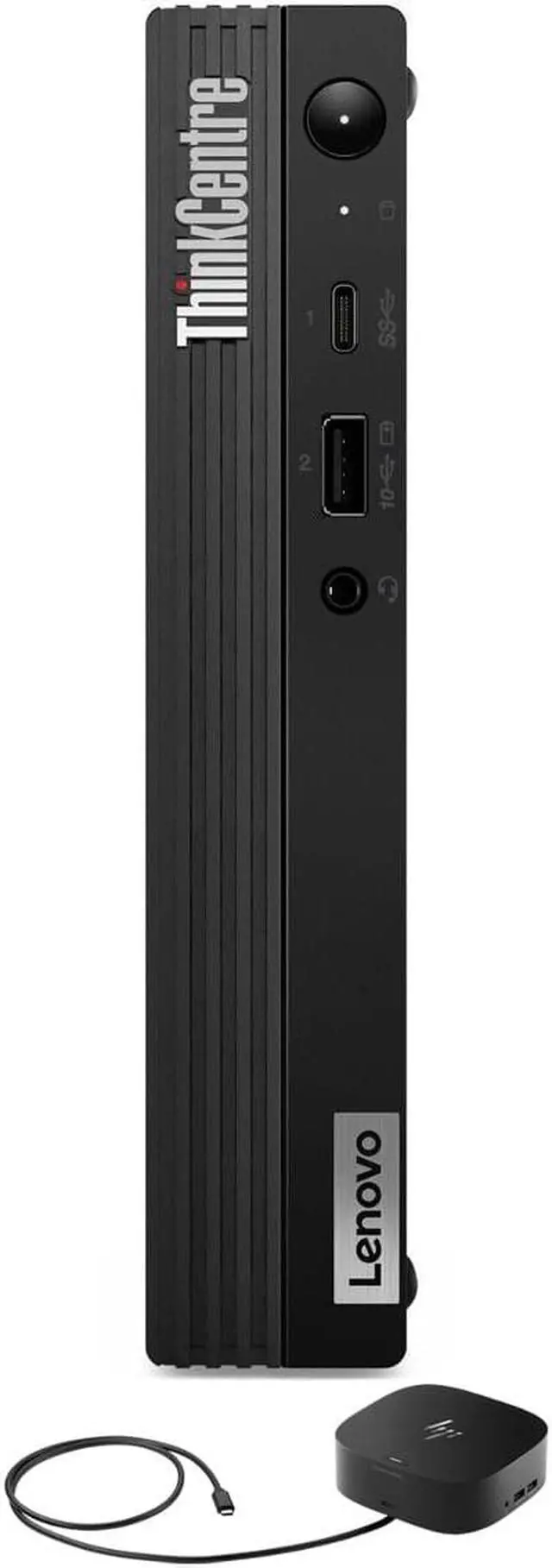 Main image of Lenovo ThinkCentre M70q School & Business Mini Desktop (Intel i5-10400T 6-Core, Intel UHD 630, 16GB RAM, 2TB HDD (2.5), Wifi, USB 3.2, HDMI, Bluetooth, Win 10 Pro) with G2 Universal Dock