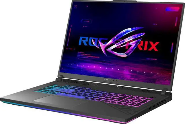 Alt view image 3 of 7 - ASUS ROG Strix G18 18" 240Hz WQXGA IPS Gaming Laptop (Intel i9-13980HX 24-Core, GeForce RTX 4080 12GB, 16GB DDR5 4800MHz, 2x512GB PCIe SSD RAID 0  (1TB), RGB KYB, WiFi 6E, Win11Pro)
