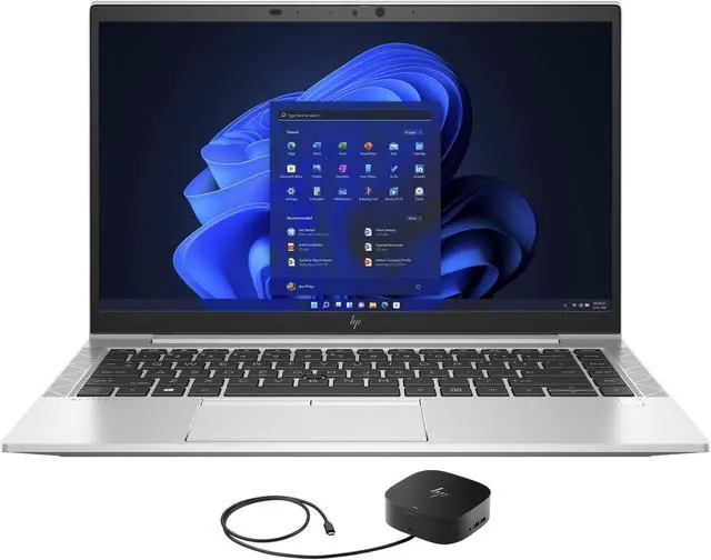 Main image of HP EliteBook 840 G8 Home & Business Laptop (Intel i5-1135G7 4-Core, 14.0" 60Hz Full HD (1920x1080), Intel Iris Xe, 64GB RAM, 2TB PCIe SSD, Backlit KB, Wifi, Win 11 Pro) with G2 Universal Dock