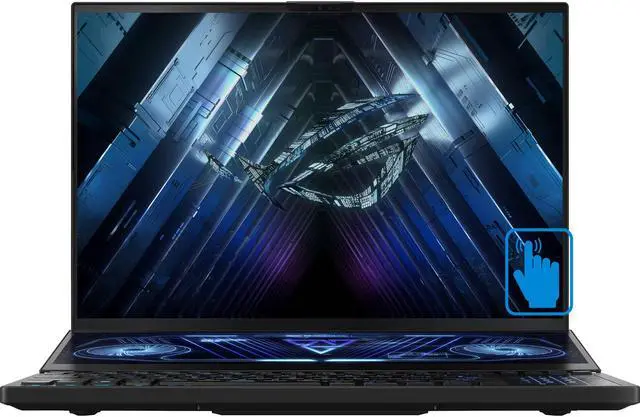Main image of ASUS ROG Zephyrus Duo 16 GX650 Gaming & Entertainment Laptop (AMD Ryzen 9 7945HX 16-Core, 64GB DDR5 4800MHz RAM, 2TB PCIe SSD, GeForce RTX 4090, 16.0" 240 Hz Touch Win 11 Pro) Refurbished
