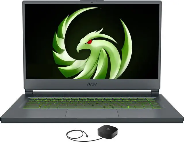 Main image of MSI Delta 15 Gaming & Entertainment Laptop (AMD Ryzen 7 5800H 8-Core, 15.6" 240Hz Full HD (1920x1080), AMD RX 6700M, 16GB RAM, 1TB SSD, Backlit KB, Wifi, Win 10 Home) with G2 Universal Dock
