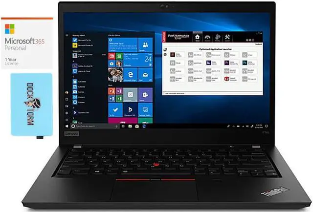 Main image of Lenovo ThinkPad P14s Gen 2 Home & Business Laptop (AMD Ryzen 5 Pro 5650U 6-Core, 14.0" 60Hz Full HD (1920x1080), AMD Radeon PRO, 32GB RAM, Win 10 Pro) with Microsoft 365 Personal , Dockztorm Hub