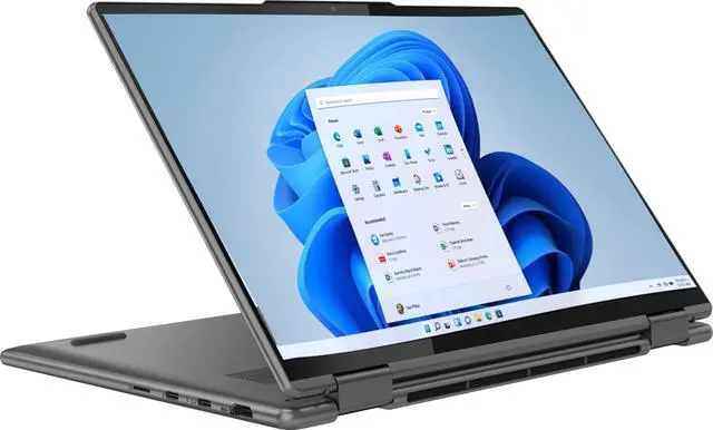 Alt view image 4 of 7 - Lenovo Yoga 7i 82QE00 Gaming & Business 2-in-1 Laptop (Intel i5-1235U 10-Core, 14.0" 60Hz Touch 2240x1400, Intel Iris Xe, 8GB LPDDR5 4800MHz RAM, 512GB SSD, Backlit KB, Win 11 Home) Refurbished