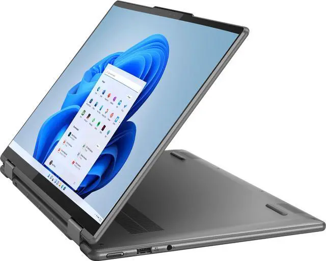 Alt view image 5 of 7 - Lenovo Yoga 7i 82QE00 Gaming & Business 2-in-1 Laptop (Intel i5-1235U 10-Core, 14.0" 60Hz Touch 2240x1400, Intel Iris Xe, 8GB LPDDR5 4800MHz RAM, 512GB SSD, Backlit KB, Win 11 Home) Refurbished