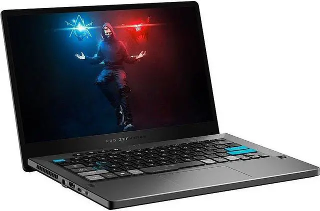 Alt view image 2 of 7 - ASUS ROG Zephyrus G14 AW SE Gaming & Entertainment Laptop (AMD Ryzen 9 5900HS 8-Core, 14.0" 120Hz 2K Quad HD (2560x1440), GeForce RTX 3050 Ti, 40GB RAM, 1TB PCIe SSD, Win 11 Home) Refurbished