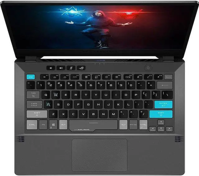 Alt view image 4 of 7 - ASUS ROG Zephyrus G14 AW SE Gaming & Entertainment Laptop (AMD Ryzen 9 5900HS 8-Core, 14.0" 120Hz 2K Quad HD (2560x1440), GeForce RTX 3050 Ti, 40GB RAM, 1TB PCIe SSD, Win 11 Home) Refurbished