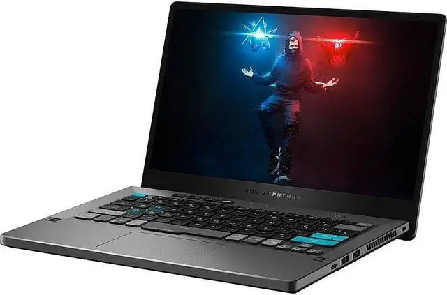 Alt view image 3 of 7 - ASUS ROG Zephyrus G14 AW SE Gaming & Entertainment Laptop (AMD Ryzen 9 5900HS 8-Core, 14.0" 120Hz 2K Quad HD (2560x1440), GeForce RTX 3050 Ti, 40GB RAM, 1TB PCIe SSD, Win 11 Home) Refurbished
