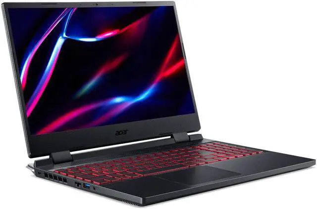 Alt view image 2 of 7 - Acer Nitro 5 15.6" 165Hz 2K QHD IPS Gaming Laptop (AMD Ryzen 7 6800H 8-Core 3.20GHz, NVIDIA GeForce RTX 3070 Ti 8GB, 32GB DDR5, 2TB PCIe SSD, Red Backlit KYB, WiFi 6, Win 11 Home)