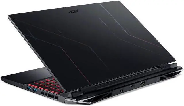 Alt view image 5 of 7 - Acer Nitro 5 15.6" 165Hz 2K QHD IPS Gaming Laptop (AMD Ryzen 7 6800H 8-Core 3.20GHz, NVIDIA GeForce RTX 3070 Ti 8GB, 32GB DDR5, 2TB PCIe SSD, Red Backlit KYB, WiFi 6, Win 11 Home)