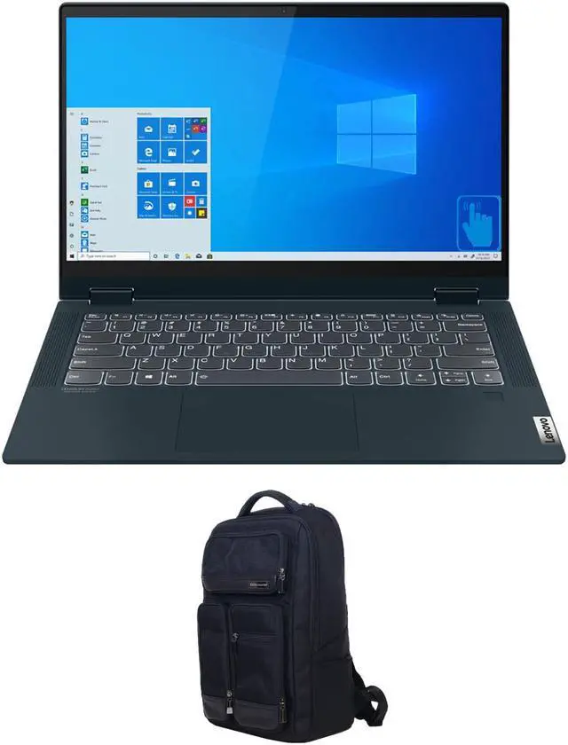 Main image of Lenovo IdeaPad Flex 5 14ALC05 Home & Business Laptop (AMD Ryzen 7 5700U 8-Core, 14.0" 60Hz Touch Full HD (1920x1080), AMD Radeon, 16GB RAM, 2TB PCIe SSD, Win 11 Pro) with Atlas Backpack