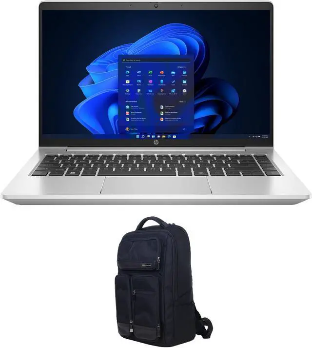 Main image of HP ProBook 445 G9 Home & Business Laptop (AMD Ryzen 5 5625U 6-Core, 14.0" 60Hz Full HD (1920x1080), AMD Radeon, 64GB RAM, 1TB PCIe SSD, Backlit KB, Wifi, USB 3.2, Win 11 Pro) with Atlas Backpack