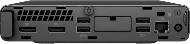 Alt view image 4 of 5 - HP EliteDesk 800 G4 School & Business Mini Desktop (Intel i5-8500 6-Core, Intel UHD 630, 8GB RAM, 256GB SSD, Display Port, Win 10 Pro) with Microsoft 365 Personal , Dockztorm Hub
