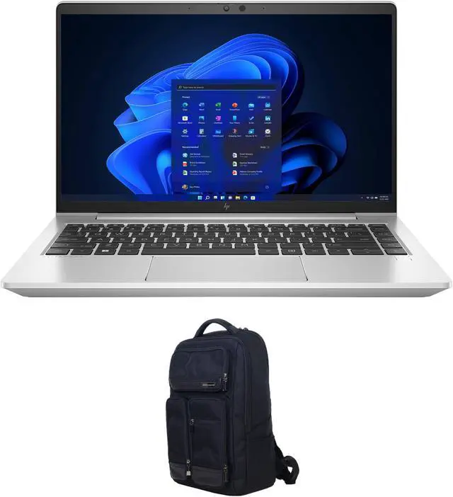 Main image of HP EliteBook 640 G9 Home & Business Laptop (Intel i5-1235U 10-Core, 14.0" 60Hz Full HD (1920x1080), Intel Iris Xe, 16GB RAM, 256GB PCIe SSD, Backlit KB, Wifi, HDMI, Win 11 Pro) with Atlas Backpack