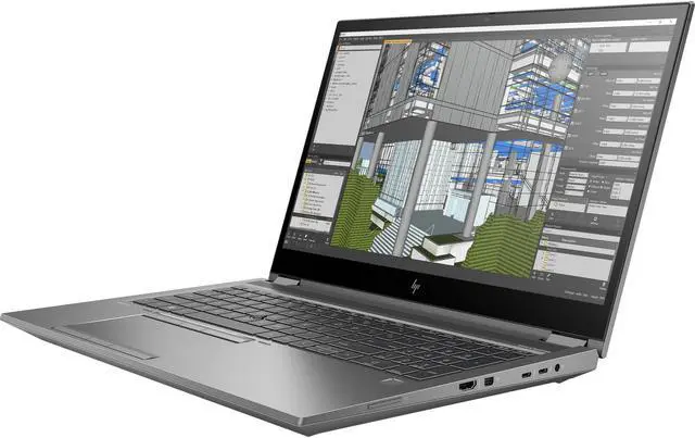 Alt view image 3 of 7 - HP ZBook Fury 15 G8 Workstation Laptop (Intel Xeon W-11955M 8-Core, 15.6" 60Hz Full HD (1920x1080), NVIDIA RTX A5000, 64GB RAM, 1TB  SATA SSD, Backlit KB, Wifi, Win 11 Home) with WD19S 180W Dock