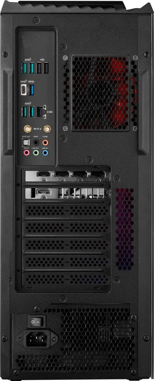 Alt view image 5 of 5 - ASUS ROG Strix G15 Gaming Desktop PC 12th Gen (12-Core Intel i7-12700KF upto 5 GHz, GeForce RTX 3080 10GB, 32GB RAM, 2x4TB PCIe SSD (8TB), Wifi, USB 3.2, HDMI, Bluetooth, Display Port, Win 11 Pro)