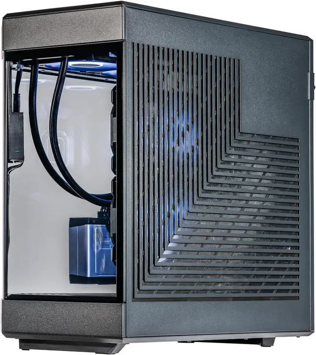 Alt view image 5 of 7 - Velztorm LCD Black Praetix Custom Built Gaming Desktop PC (Intel i9-14900K, AMD Radeon RX 9060 XT, 32GB DDR5, 2TB PCIe SSD, RGB Fans, 360mm AIO, 1000W PSU, WiFi 6E, Bluetooth 5.2, RJ-45, Win 11 Pro)