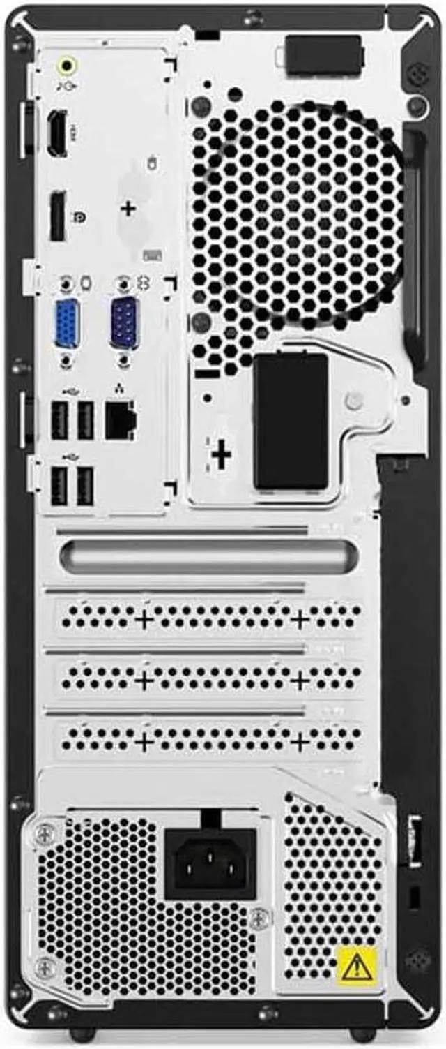 Alt view image 4 of 6 - Lenovo V50t G2 Home & Business Desktop (Intel i3-10100 4-Core, 4GB RAM, 1TB HDD, Intel UHD 630, HDMI, USB 3.2, Display Port, SD Card, Optical Drive, Black, No OS) Refurbished