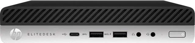 Alt view image 2 of 4 - HP Elitedesk 800 G4 School & Business Mini Desktop (Intel i5-8600 6-Core, 32GB RAM, 256GB PCIe SSD, Intel UHD 630, , Win 11 Pro) Refurbished