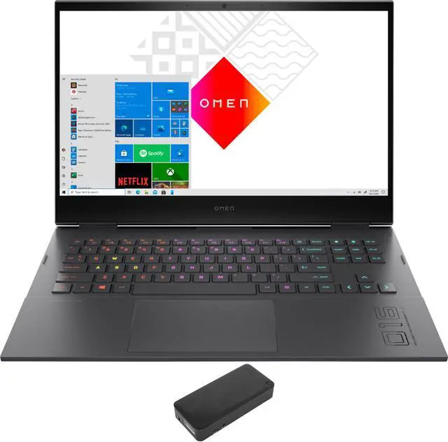 Main image of HP OMEN 16  Gaming & Entertainment Laptop (AMD Ryzen 7 5800H 8-Core, 16.1" 144Hz Full HD (1920x1080), GeForce RTX 3050 Ti, 16GB RAM, 512GB SSD, Backlit KB, Wifi, HDMI, Win 10 Home) with DV4K Dock