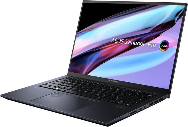 Alt view image 3 of 7 - ASUS Zenbook Pro 14 Home & Entertainment Laptop (Intel i9-13900H 14-Core, 14.0" 120Hz Touch 2.8K (2880x1800), GeForce RTX 4060, 48GB DDR5 4800MHz RAM, Win 11 Home) with WD19S 180W Dock