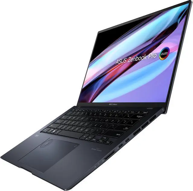 Alt view image 6 of 7 - ASUS Zenbook Pro 14 Home & Entertainment Laptop (Intel i9-13900H 14-Core, 14.0" 120Hz Touch 2.8K (2880x1800), GeForce RTX 4060, 48GB DDR5 4800MHz RAM, Win 11 Home) with WD19S 180W Dock