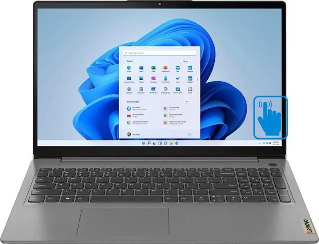Main image of Lenovo IdeaPad 3i 15.6" Touchscreen FHD Essential Laptop for Student & Business (Intel i5-1135G7 upto 4.4 GHz, 12GB RAM, 512GB PCIe SSD, SD Reader, WiFi 6, Webcam, Win 10 Pro)