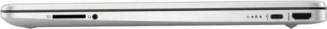 Alt view image 5 of 6 - HP 15 ef2033dx Home & Business Laptop (AMD Ryzen 3 5300U 4-Core, 8GB RAM, 512GB PCIe SSD, AMD Radeon, 15.6" 60 Hz HD (1366x768), Wifi, Bluetooth, Webcam, Natural Silver, Win 11 Pro) Refurbished