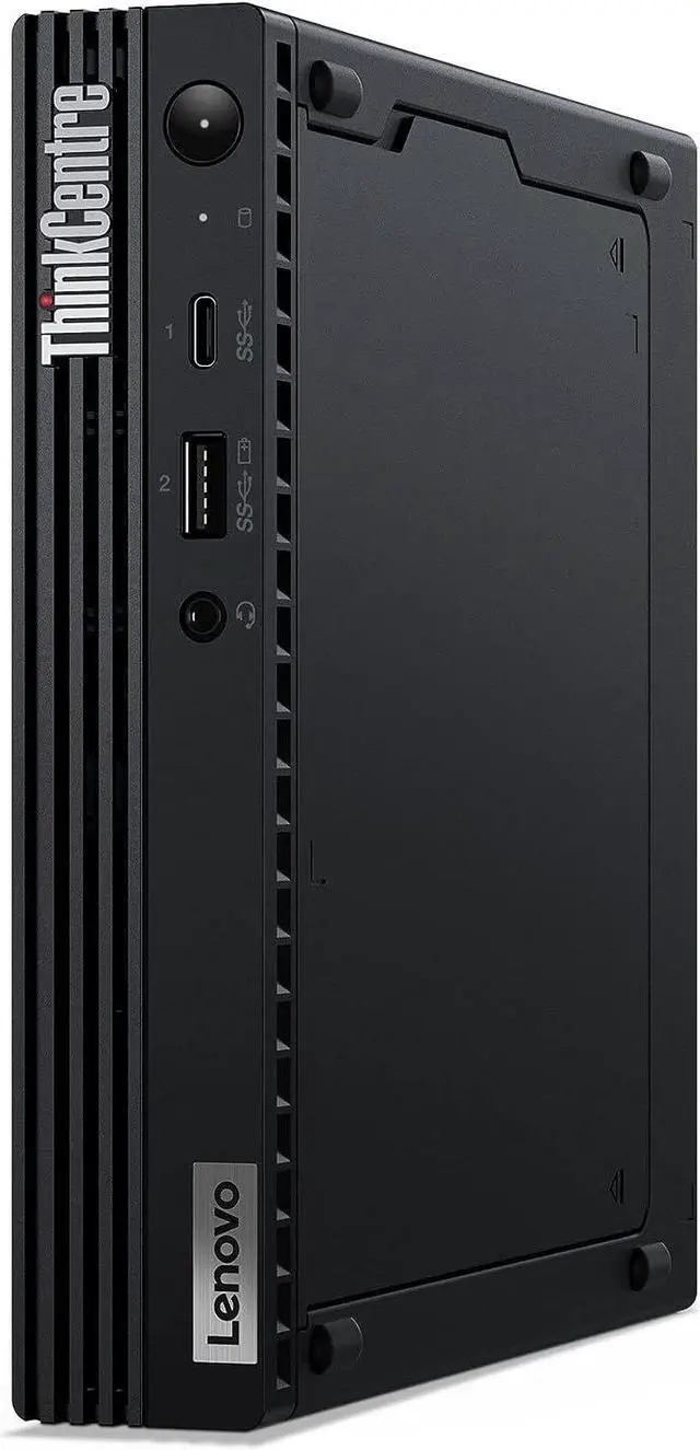 Alt view image 2 of 5 - Lenovo ThinkCentre M75q Gen 2 Business Mini Desktop (AMD Ryzen 5 PRO 5650GE 6-Core, 16GB RAM, 1TB PCIe SSD, AMD Radeon, Wifi, Bluetooth, HDMI, USB 3.2, Display Port, Black, Win 10 Pro)