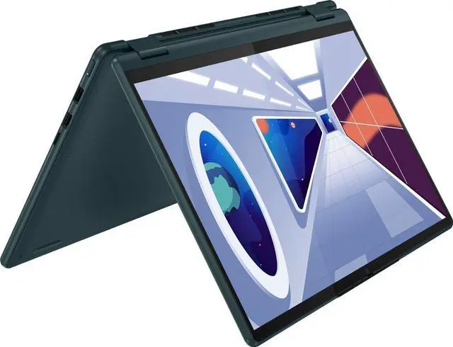 Alt view image 4 of 7 - Lenovo Yoga 6 Home & Business 2-in-1 Laptop (AMD Ryzen 5 7530U 6-Core, 8GB RAM, 512GB PCIe SSD, AMD Radeon, 13.3" 60 Hz Touch Wide UXGA (1920x1200), Fingerprint, Wifi, Bluetooth, Win 10 Pro)
