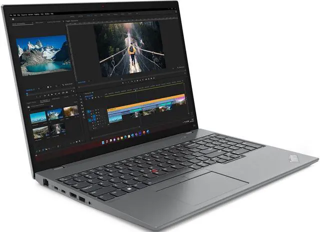 Alt view image 2 of 6 - Lenovo T16 Gen 2 Home & Business Laptop (Intel i7-1355U 10-Core, 16.0" 60 Hz Touch Wide UXGA (1920x1200), Intel UHD, 16GB DDR5 5200MHz RAM, Win 11 Pro) with Microsoft 365 Personal , Dockztorm Hub