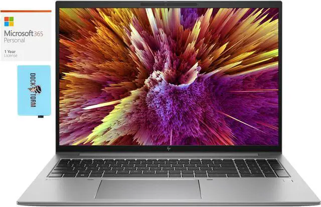 Main image of HP ZBook Firefly G10 Home & Business Laptop (Intel i7-1355U 10-Core, 16.0" 60 Hz Wide UXGA (1920x1200), Nvidia RTX A500, Win 10 Pro) with Microsoft 365 Personal , Dockztorm Hub