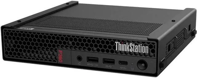 Alt view image 6 of 6 - Lenovo ThinkStation P360 Tiny Business Mini Desktop (Intel i7-12700T 12-Core, NVIDIA T400, 32GB DDR5 4800MHz RAM, 8TB PCIe SSD, Wifi, USB 3.2, Win 11 Pro) with Microsoft 365 Personal , Dockztorm Hub