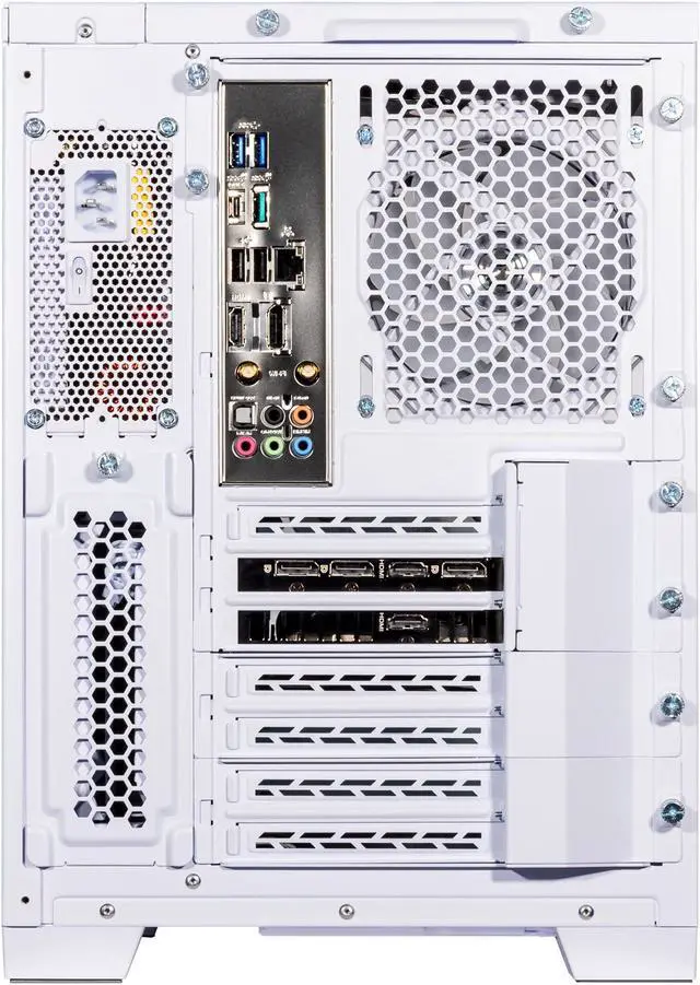 Alt view image 2 of 7 - Velztorm Frosty Dragon Blue Limited Edition Gaming PC (AMD Ryzen 7 5700X 8-Core, 64GB DDR4, 1TB PCIe SSD + 1TB  HDD, GeForce RTX 3070 Ti, WiFi 5, BT 5, Liquid Cooled 240mm, 850W, Win 10 Pro)