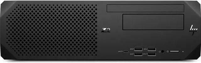 Alt view image 2 of 5 - HP Z2 G5 School & Business Mini Desktop (Intel i3-10100 4-Core, 32GB RAM, 500GB HDD, Intel UHD 630, Black, Win 10 Pro) Refurbished