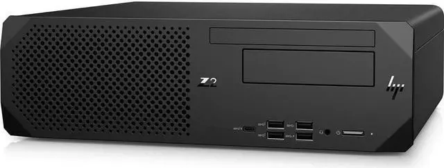 Alt view image 3 of 5 - HP Z2 G5 School & Business Mini Desktop (Intel i3-10100 4-Core, 32GB RAM, 500GB HDD, Intel UHD 630, Black, Win 10 Pro) Refurbished