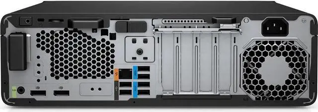 Alt view image 4 of 5 - HP Z2 G5 School & Business Mini Desktop (Intel i3-10100 4-Core, 32GB RAM, 500GB HDD, Intel UHD 630, Black, Win 10 Pro) Refurbished