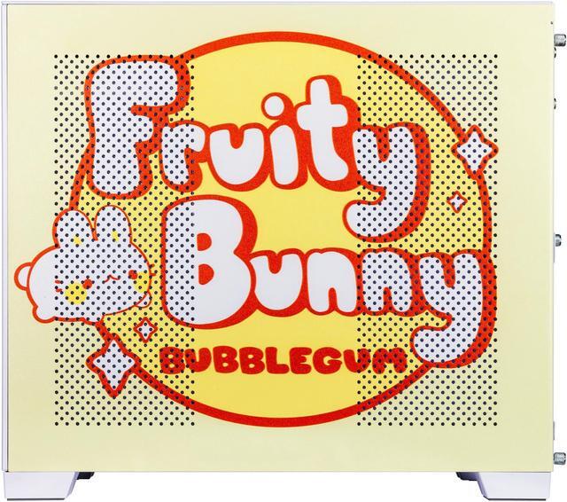 Alt view image 7 of 7 - Velztorm Fruity Bunny Yellow Limited Edition Gaming PC (AMD Ryzen 7 5700X 8-Core, 16GB DDR4, 512GB PCIe SSD + 1TB HDD (3.5), GeForce RTX 3070, WiFi 5, BT 5, Liquid Cooled 240mm, 850W, Win11Home)