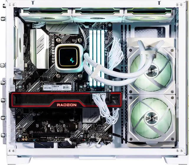Alt view image 4 of 7 - Velztorm Fruity Bunny Custom Built Gaming Desktop PC (AMD Ryzen 7 5700X, Radeon RX 9070 XT, 128GB DDR4, 4TB PCIe SSD + 6TB HDD, RGB Fans, 240mm AIO, 850W PSU, WiFi 5, Bluetooth 5.0, RJ-45, Win 10 Pro)