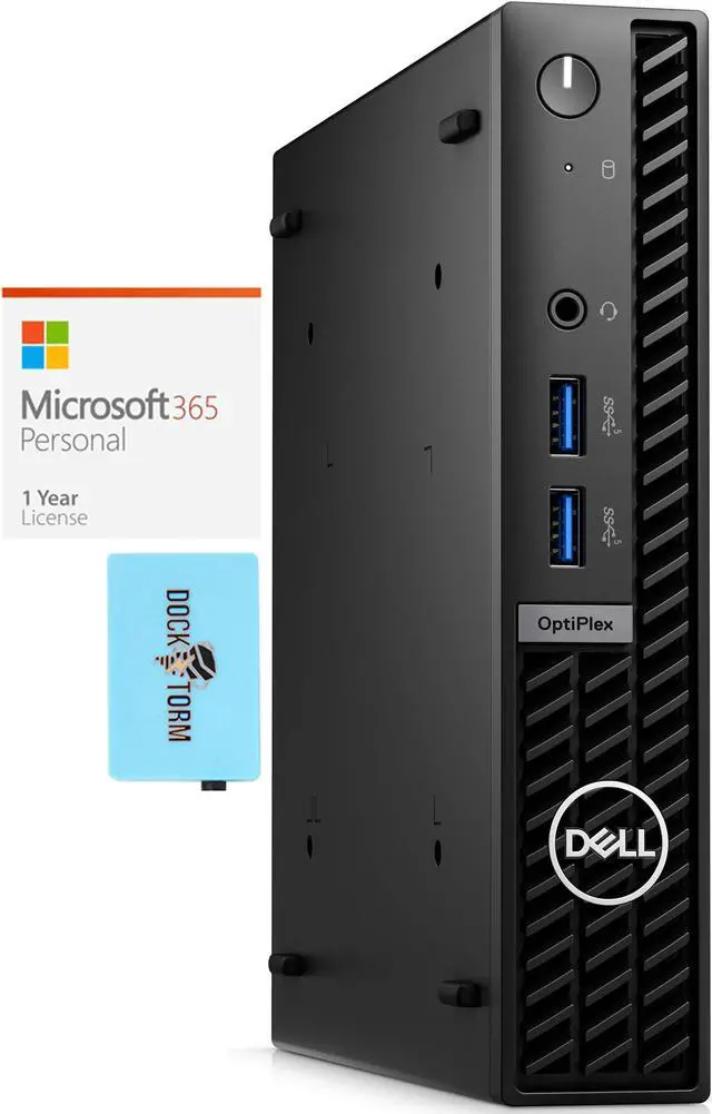 Main image of Dell OptiPlex 7010 Home & Business Mini Desktop (Intel i5-13500T 14-Core, Intel UHD 770, 64GB RAM, 8TB PCIe SSD, Wifi, USB 3.2, HDMI, Win 11 Pro) with Microsoft 365 Personal , Dockztorm Hub