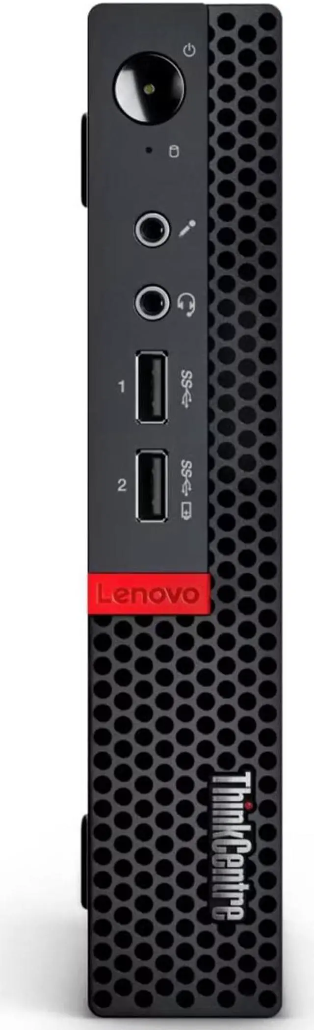 Alt view image 2 of 6 - Lenovo ThinkCentre M625 Tiny Home & Business Mini Desktop (AMD A4-9120c 2-Core, 4GB RAM, 128GB SSD, AMD Radeon R4, Wifi, Bluetooth, Black, ) Refurbished