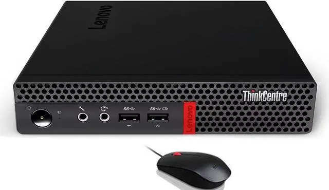 Alt view image 3 of 6 - Lenovo ThinkCentre M625 Tiny Home & Business Mini Desktop (AMD A4-9120c 2-Core, 4GB RAM, 128GB SSD, AMD Radeon R4, Wifi, Bluetooth, Black, ) Refurbished