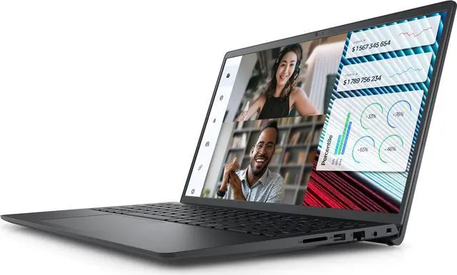 Alt view image 3 of 6 - Dell Vostro 3520 Home & Business Laptop (Intel i5-1235U 10-Core, 4GB RAM, 256GB SSD, Intel UHD, 15.6" 120 Hz Full HD (1920x1080), Wifi, Bluetooth, Webcam, Win 11 Home) Refurbished