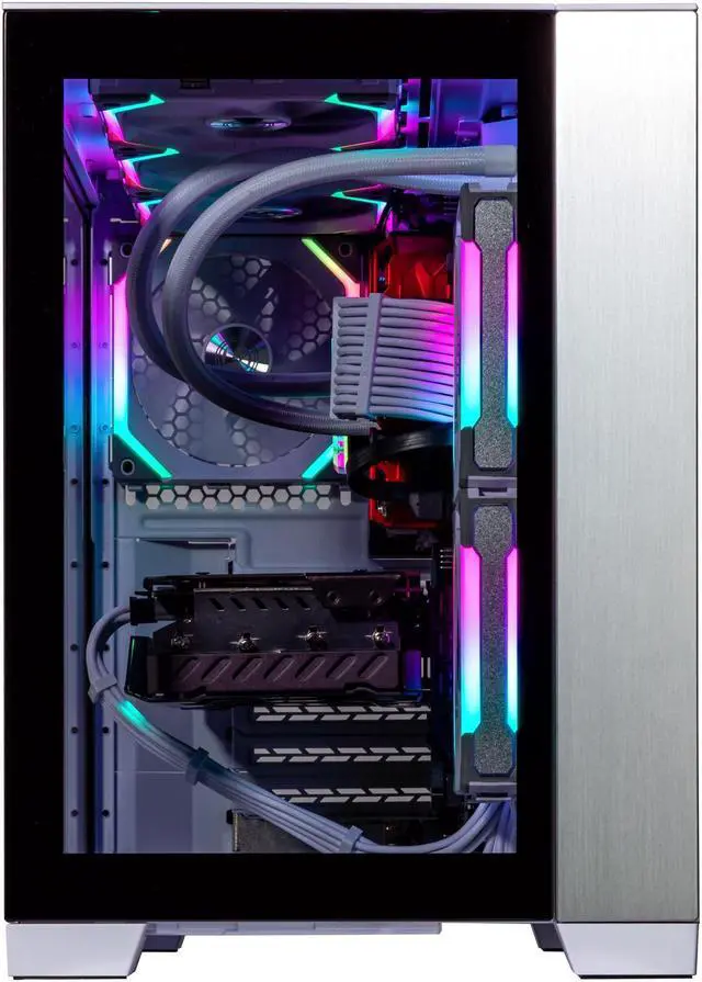 Alt view image 5 of 7 - Velztorm Mini Lux Gaming Desktop PC (AMD Ryzen 9 5950X, GeForce RTX 5070 Ti, 32GB DDR4, 2TB PCIe SSD, 240mm AIO, 750W PSU, WiFi 4, RJ-45, 1 Display Port, HDMI, Win 11 Pro)