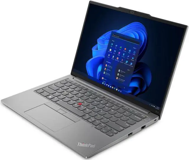 Alt view image 3 of 7 - Lenovo ThinkPad E14 Business Laptop 14.0" IPS WUXGA Display (AMD Ryzen 5 7530U, 8GB DDR4, 512GB SSD, AMD Radeon, Backlit KB, Fingerprint, WiFi 6, Webcam, Bluetooth 5.2, Win 11 Pro) (Renewed)