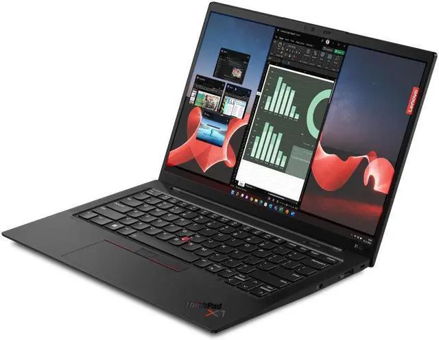 Alt view image 3 of 6 - Lenovo ThinkPad X1 Carbon Gen 11 Home & Business Laptop (Intel i7-1355U 10-Core, 16GB LPDDR5 6400MHz RAM, 512GB PCIe SSD, Intel Iris Xe, 14.0" 60 Hz Touch Win 10 Pro) Refurbished