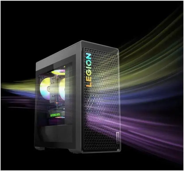 Alt view image 6 of 6 - Lenovo Legion T5   Gaming Desktop PC (16-Core Intel i7-13700F upto 5.2 GH, 64GB DDR5, 2x4TB PCIe SSD (8TB), GeForce RTX 3060 Ti 8GB, RGB Fans, 500W PSU, WiFi 6, Win 10 Pro)