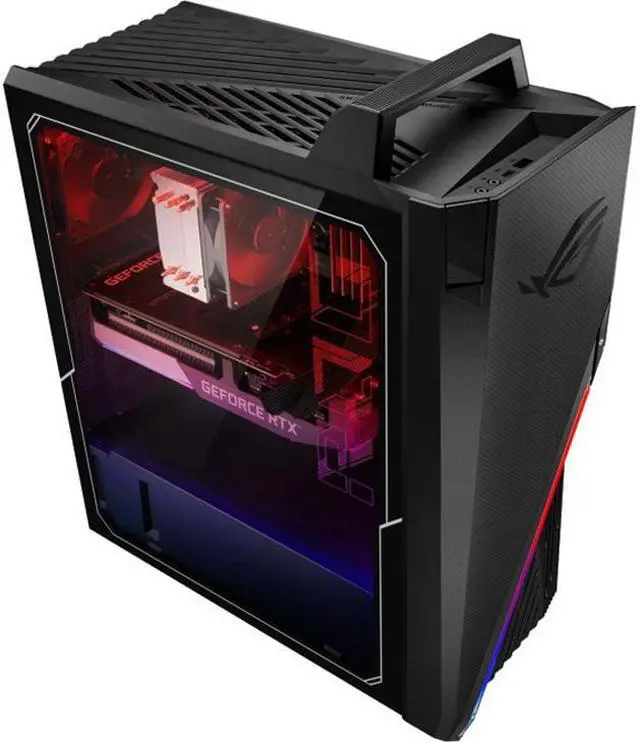 Alt view image 2 of 6 - ASUS ROG Strix GA15DK Gaming Desktop PC (AMD Ryzen 7 5800X 8-Core, GeForce RTX 3070, 64GB RAM, 4TB PCIe SSD, Wifi, Bluetooth, Win 11 Pro) with USB-C Dock