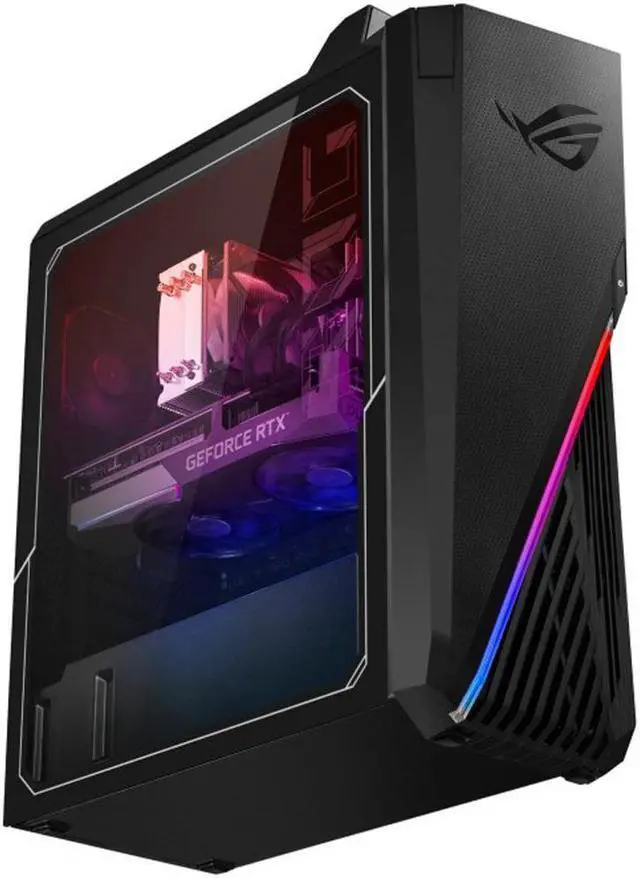 Alt view image 4 of 6 - ASUS ROG Strix GA15DK Gaming Desktop PC (AMD Ryzen 7 5800X 8-Core, GeForce RTX 3070, 64GB RAM, 4TB PCIe SSD, Wifi, Bluetooth, Win 11 Pro) with USB-C Dock