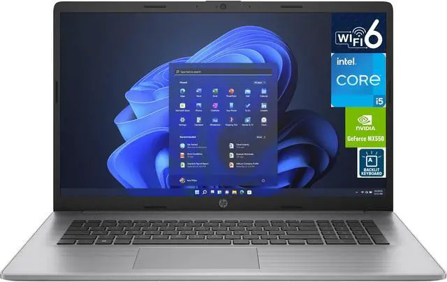 Main image of HP ProBook 470 G9 Business Laptop 17.3" FHD Display (Intel i5-1235U, 64GB DDR4, 1TB PCIe SSD, NVIDIA MX550, Backlit KB, WiFi 6, HD Webcam, Bluetooth 5.2, Win 11 Pro) (Renewed)